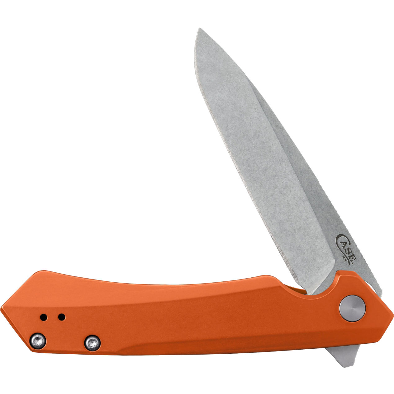Knives Case Cutlery  CAE KINZUA ORANGE SPEAR POINT
